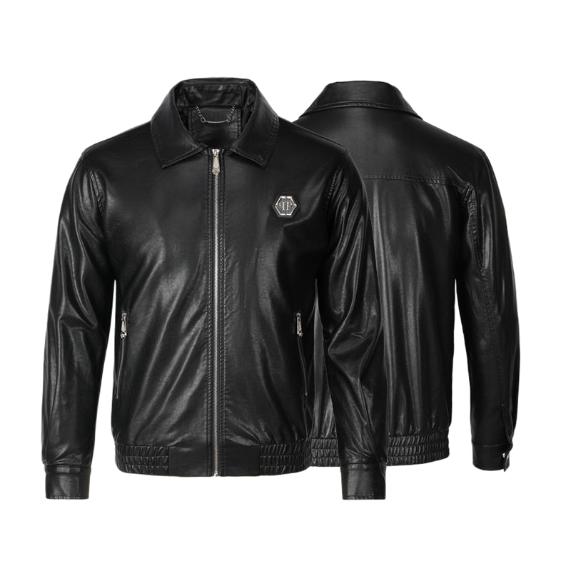 SOLA-PP Padded leather jacket