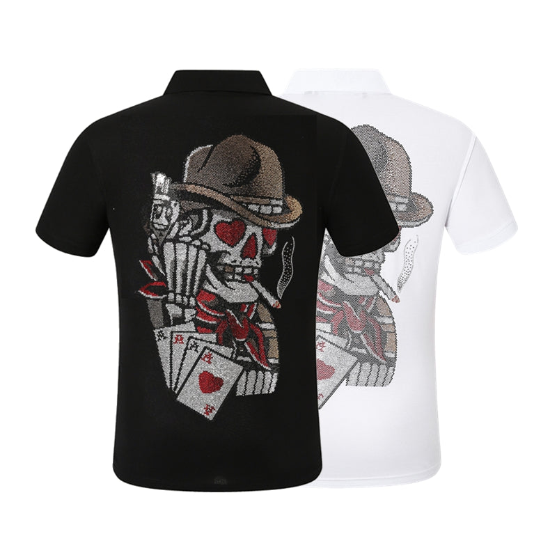 SOLA-PP skull Diamond Polo