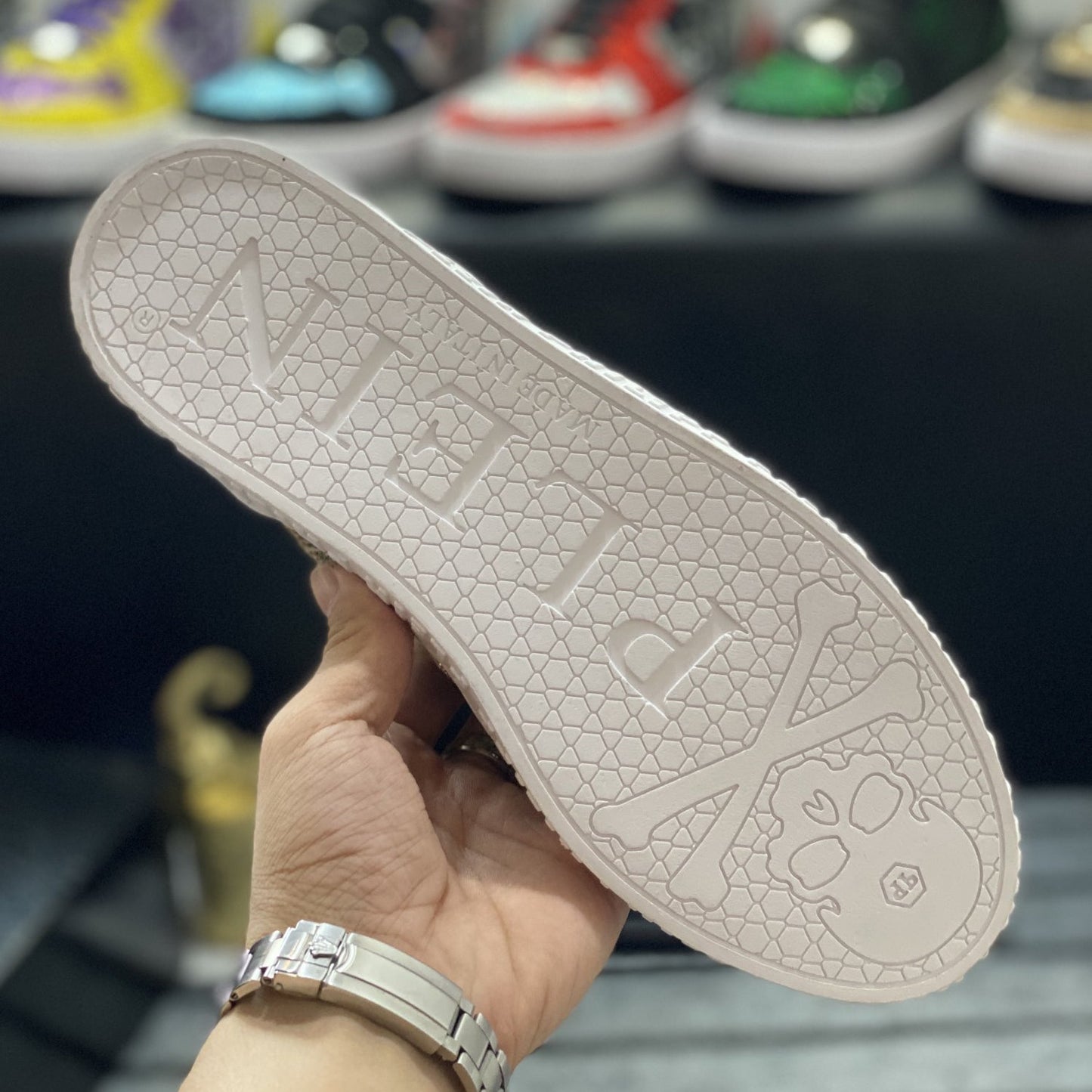 SOLA-PP High Top Leather shoes