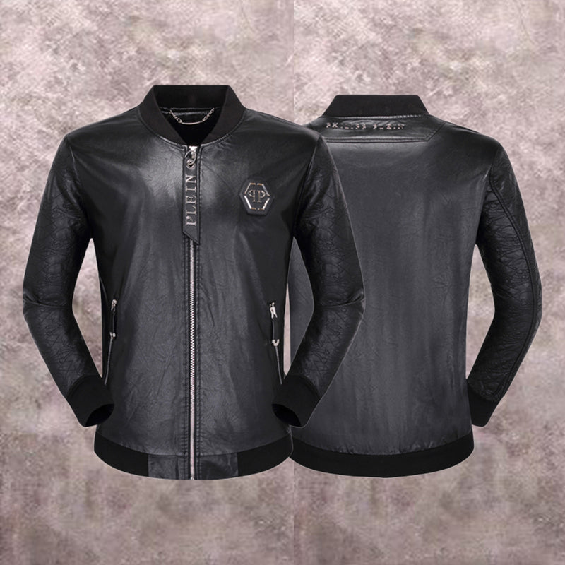 SOLA-PP Padded leather jacket