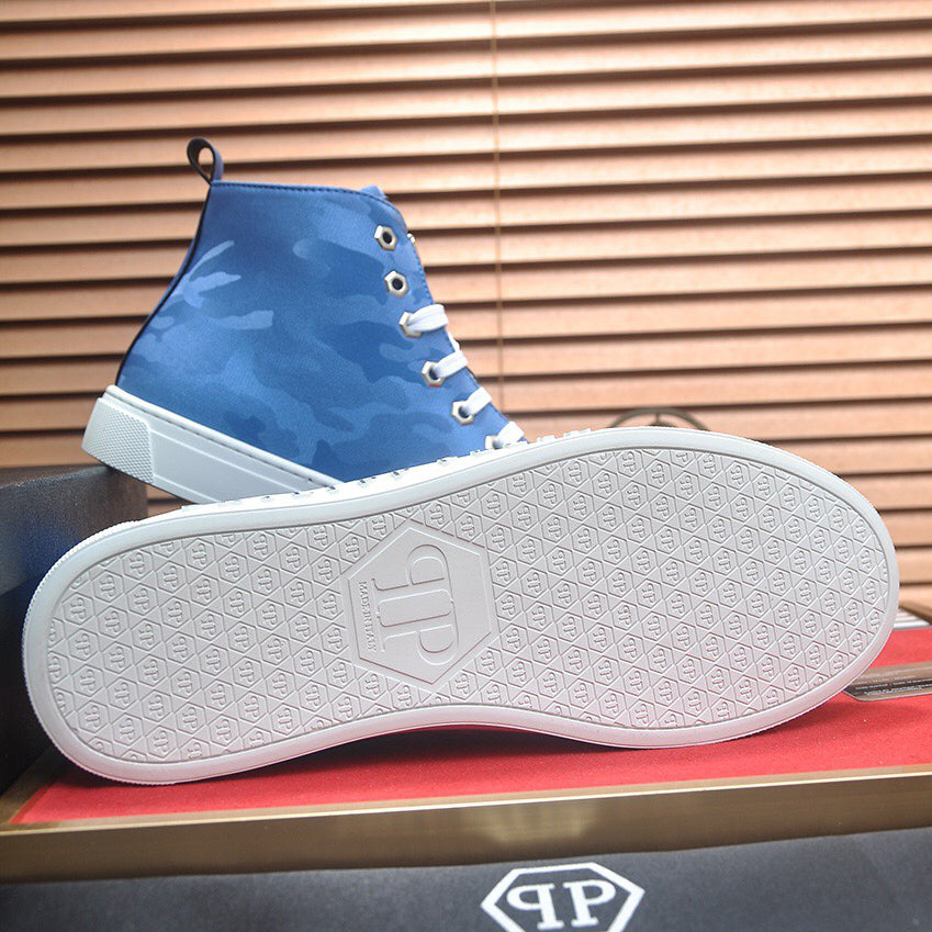SOLA-PP High Top Leather shoes