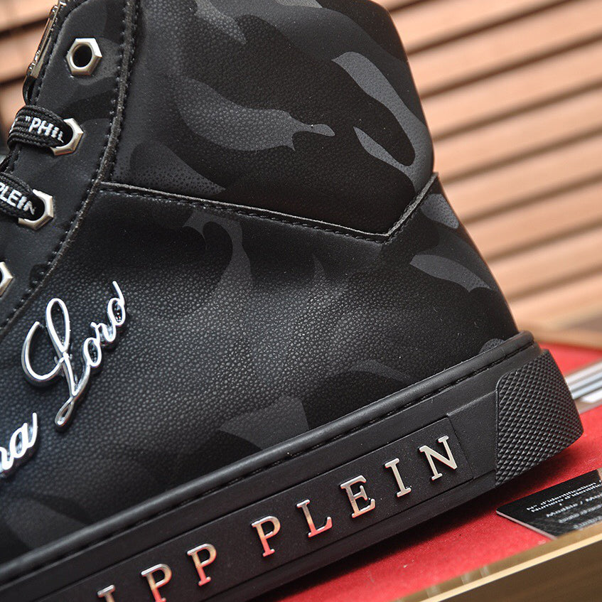 SOLA-PP High Top Leather shoes