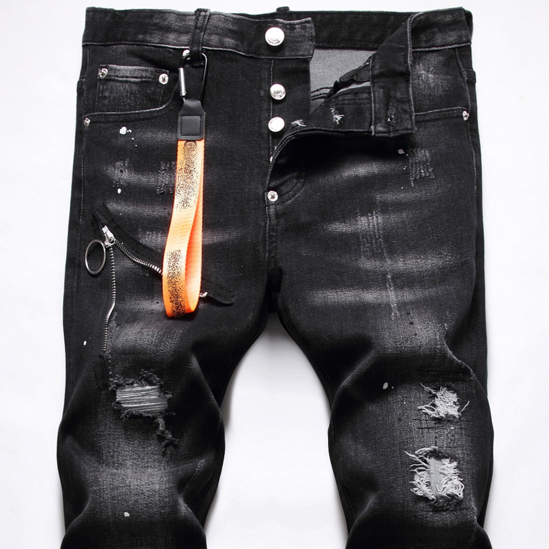 SOLA-D2 Cowboy feet Jeans