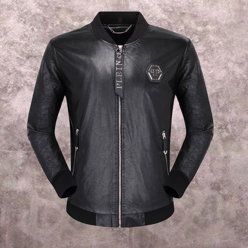 SOLA-PP Padded leather jacket