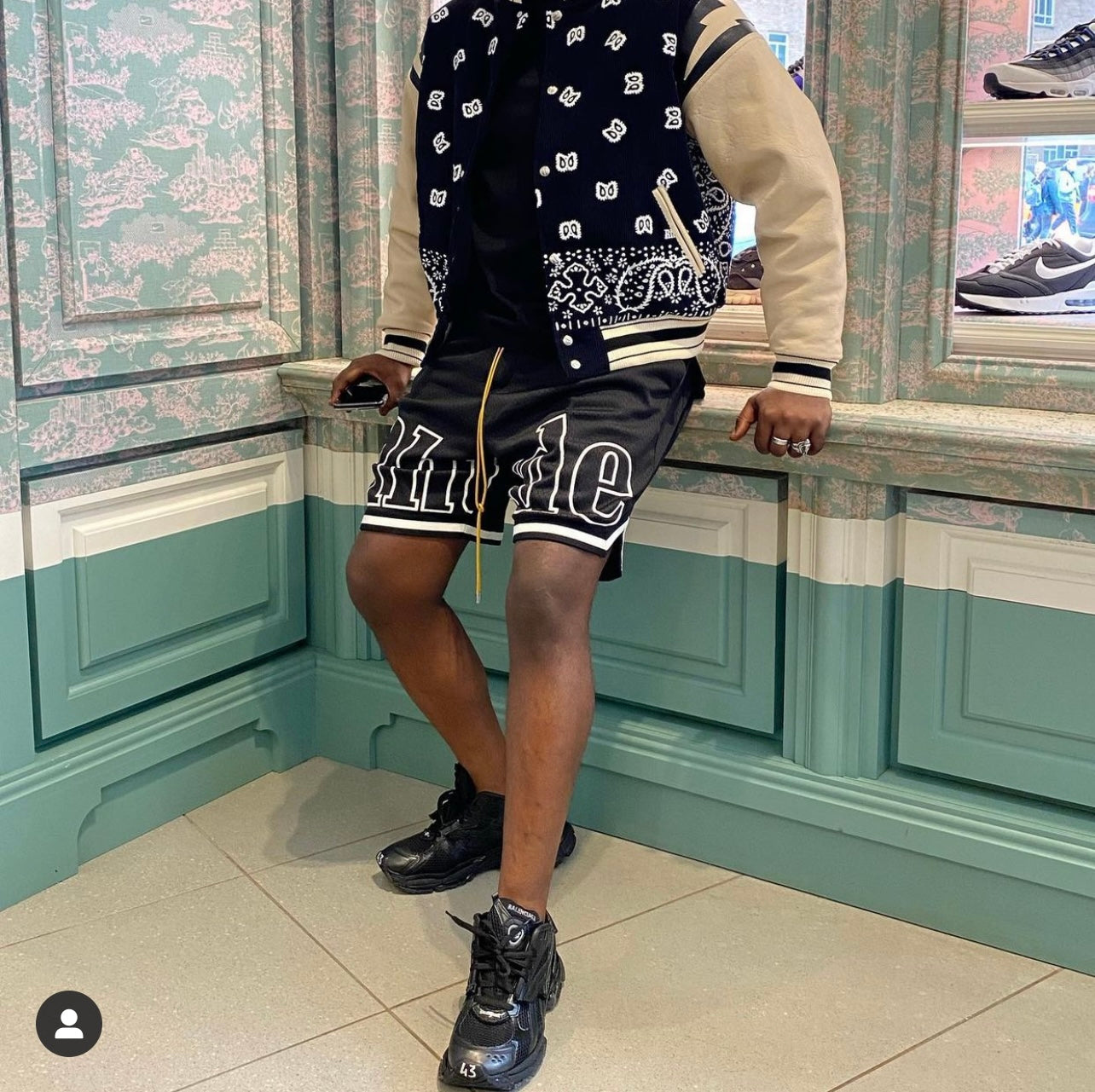SOLA-RHUDE sports shorts