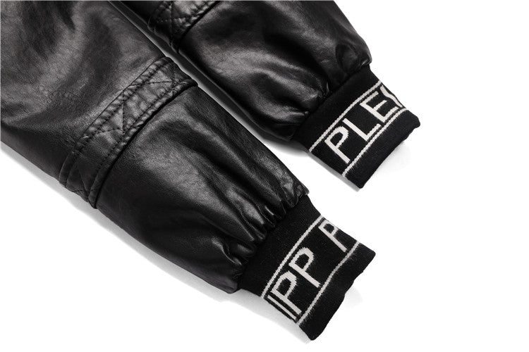 SOLA-PP Padded leather jacket