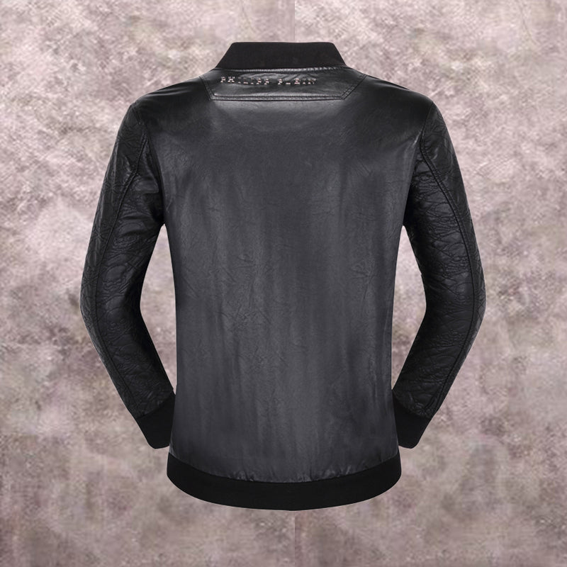 SOLA-PP Padded leather jacket