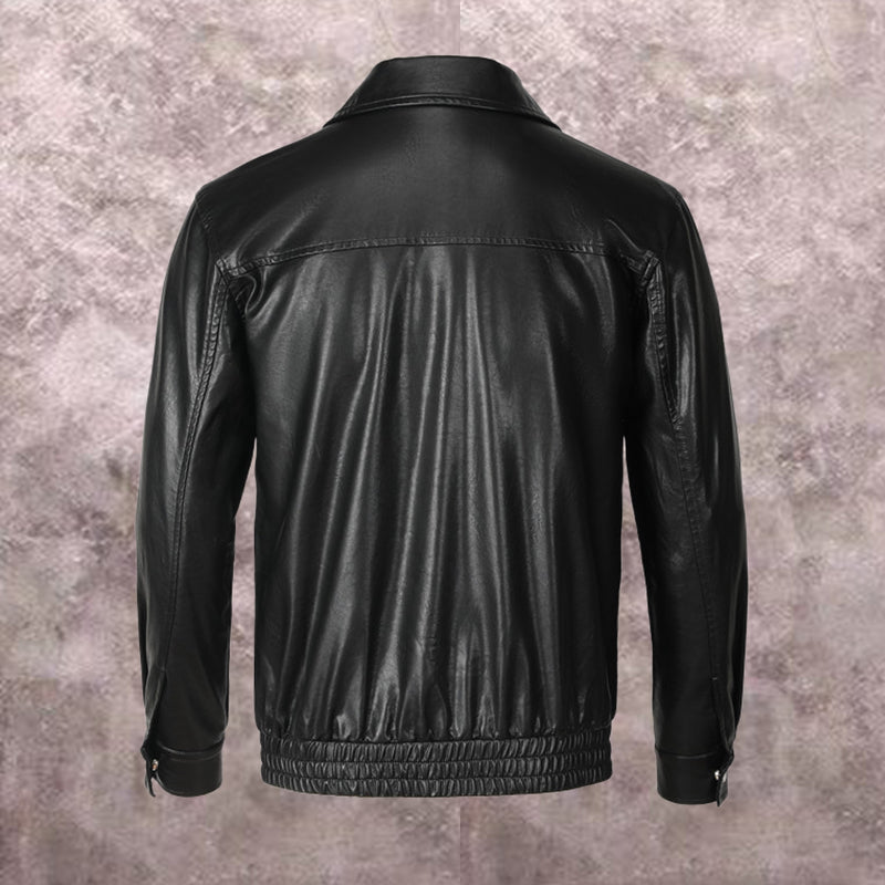 SOLA-PP Padded leather jacket