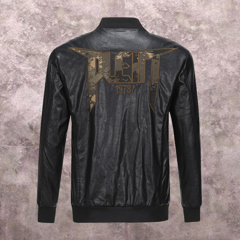 SOLA-PP Padded leather jacket