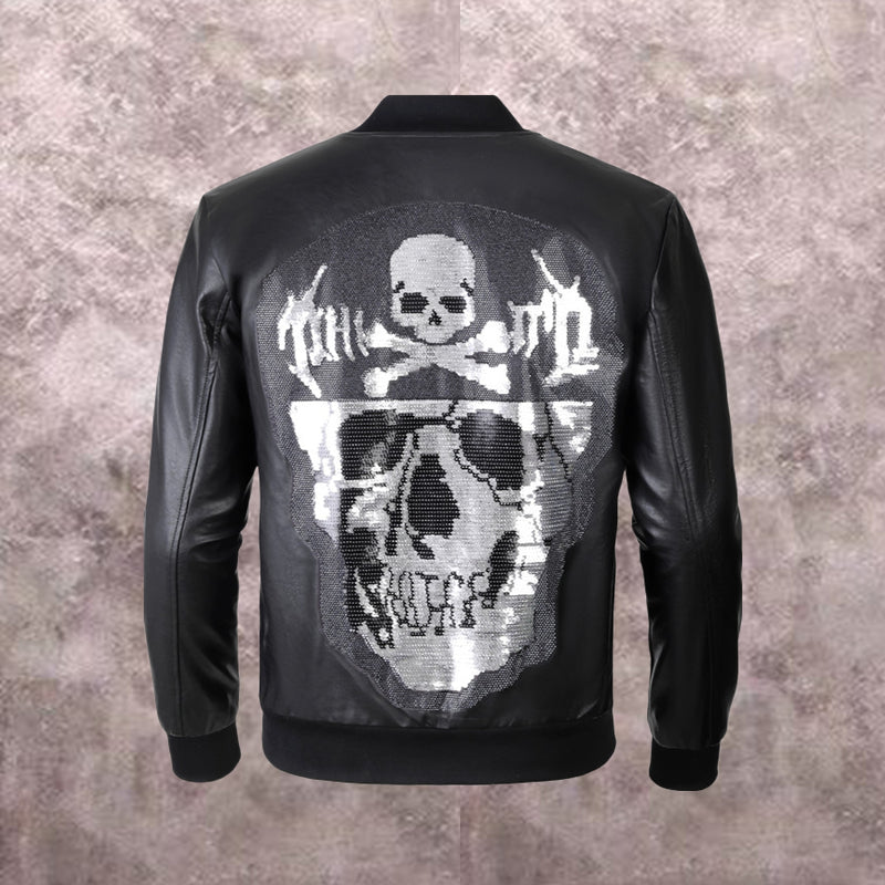 SOLA-PP Padded leather jacket