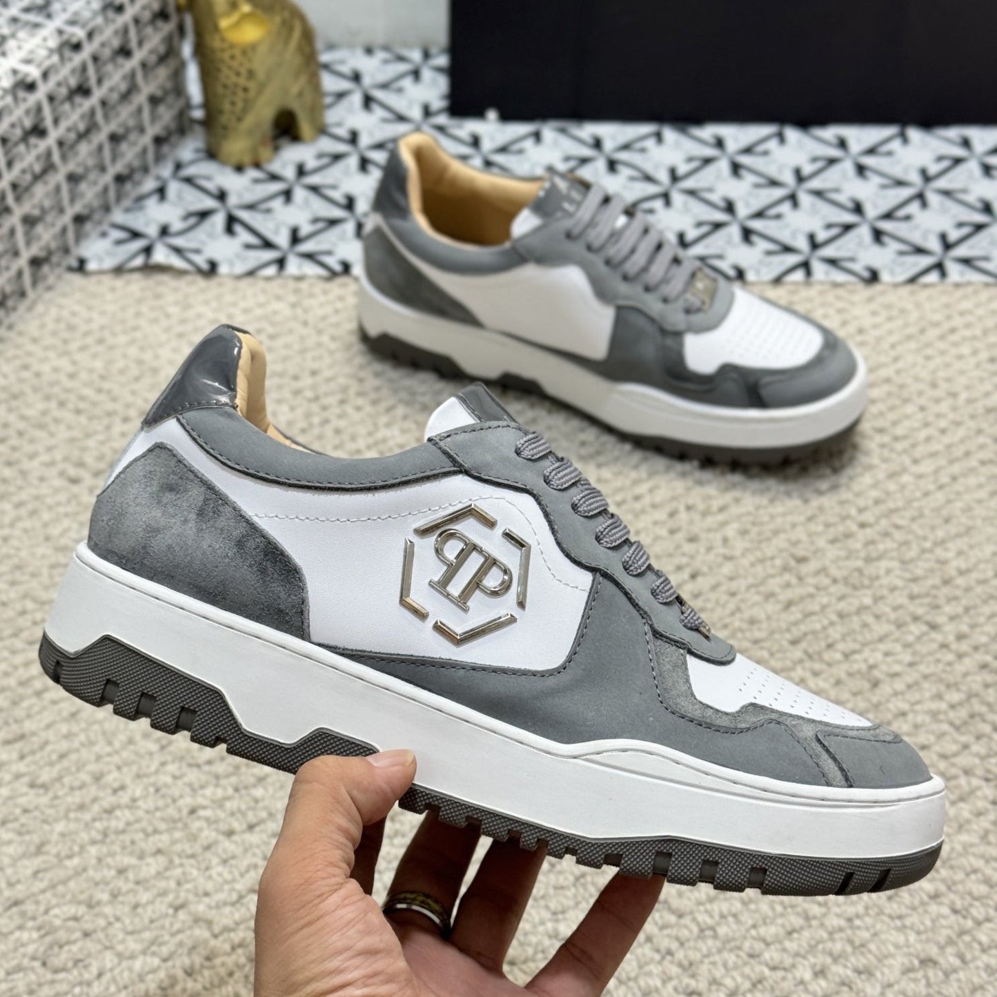 SOLA-PP Casual leather shoes