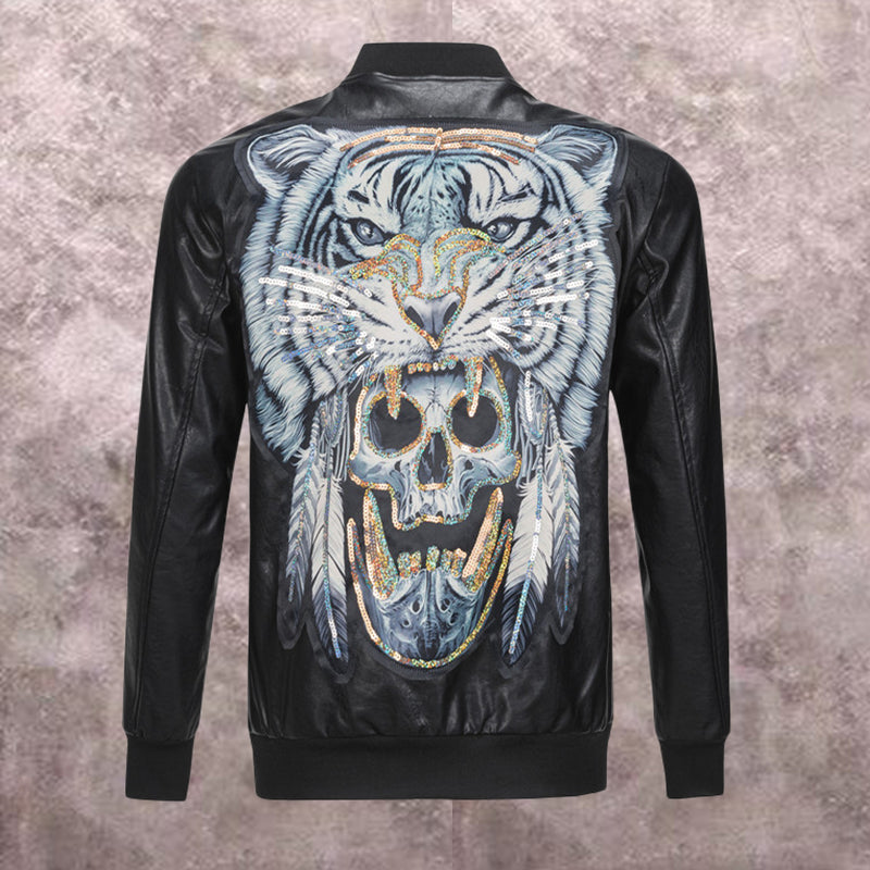 SOLA-PP Padded leather jacket