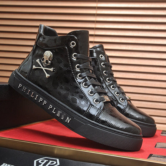 SOLA-PP High Top Leather shoes