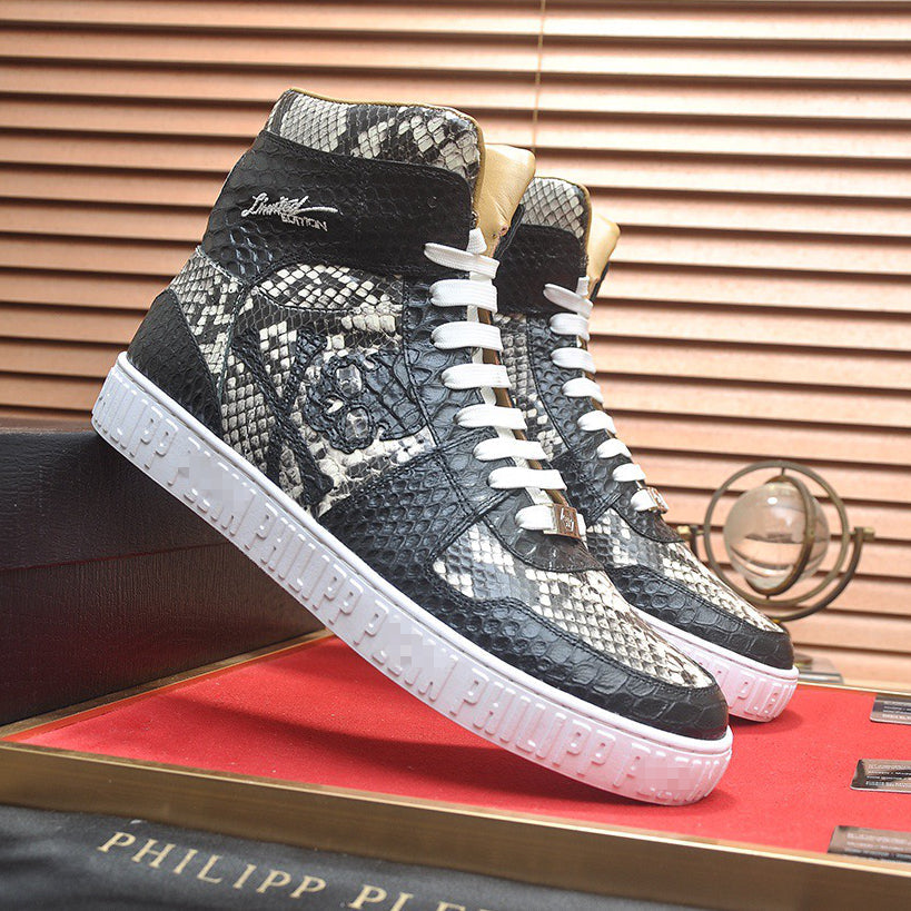 SOLA-PP High Top Leather shoes