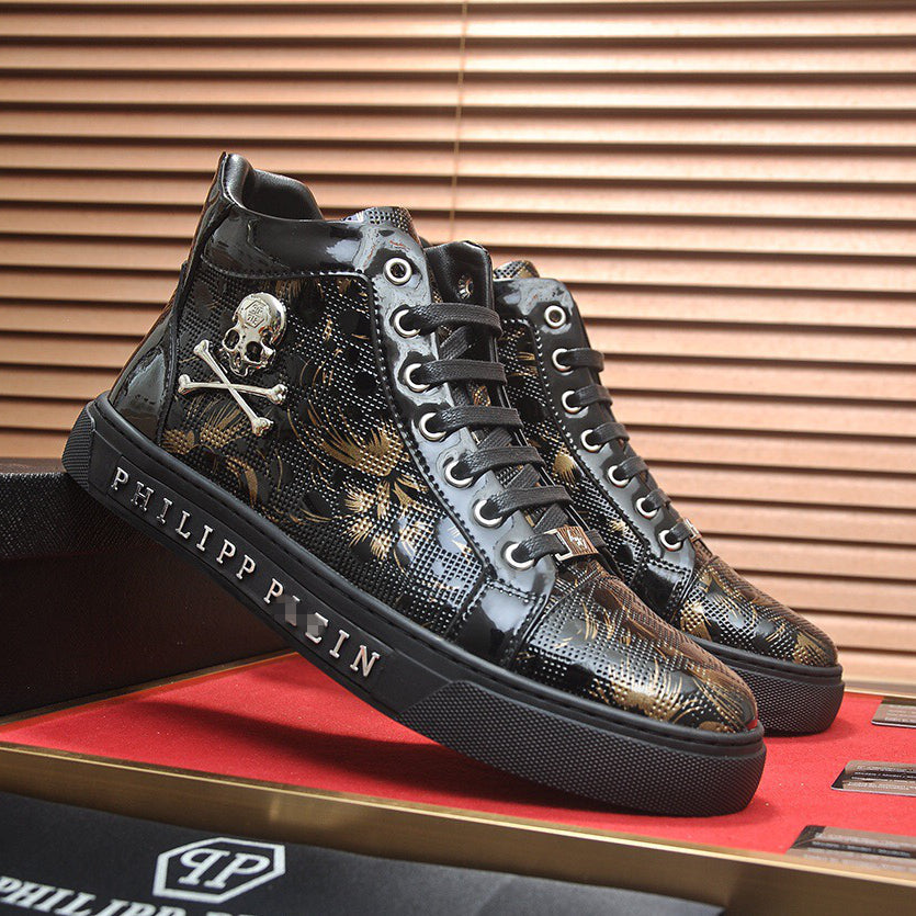 SOLA-PP High Top Leather shoes