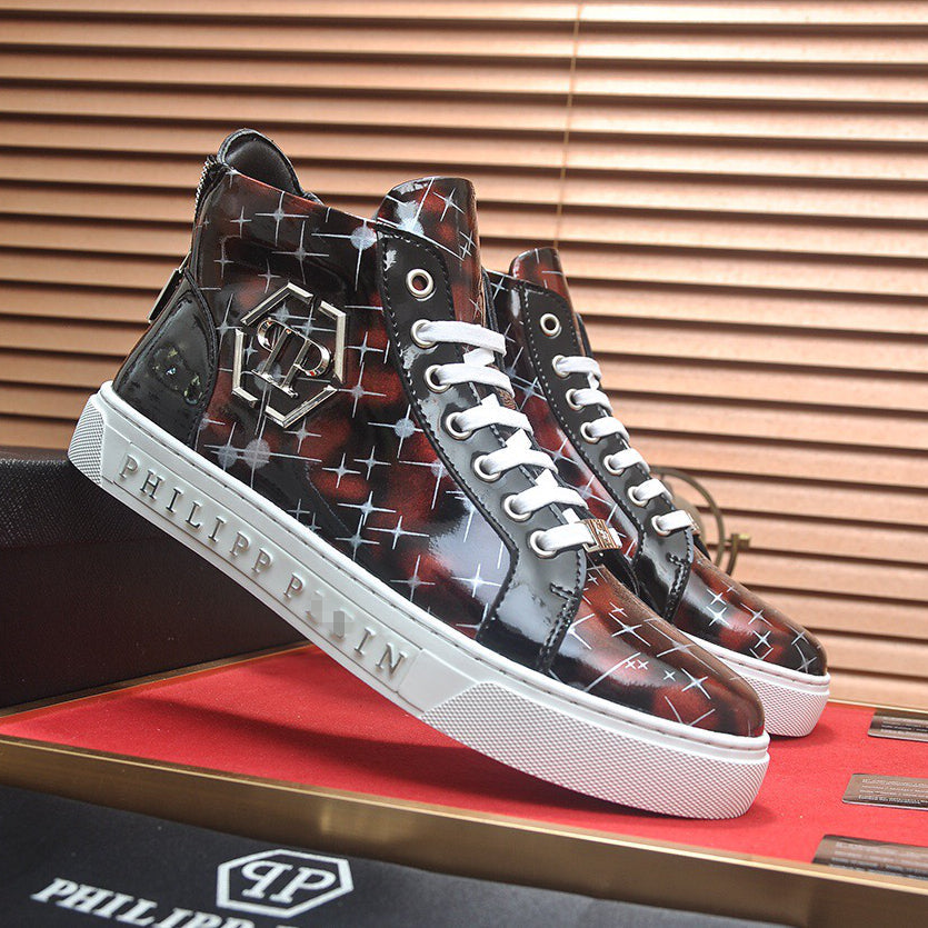 SOLA-PP High Top Leather shoes