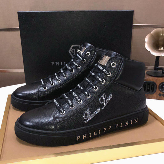 SOLA-PP High Top Leather shoes
