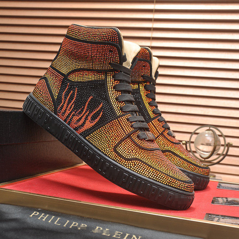SOLA-PP High Top Leather shoes