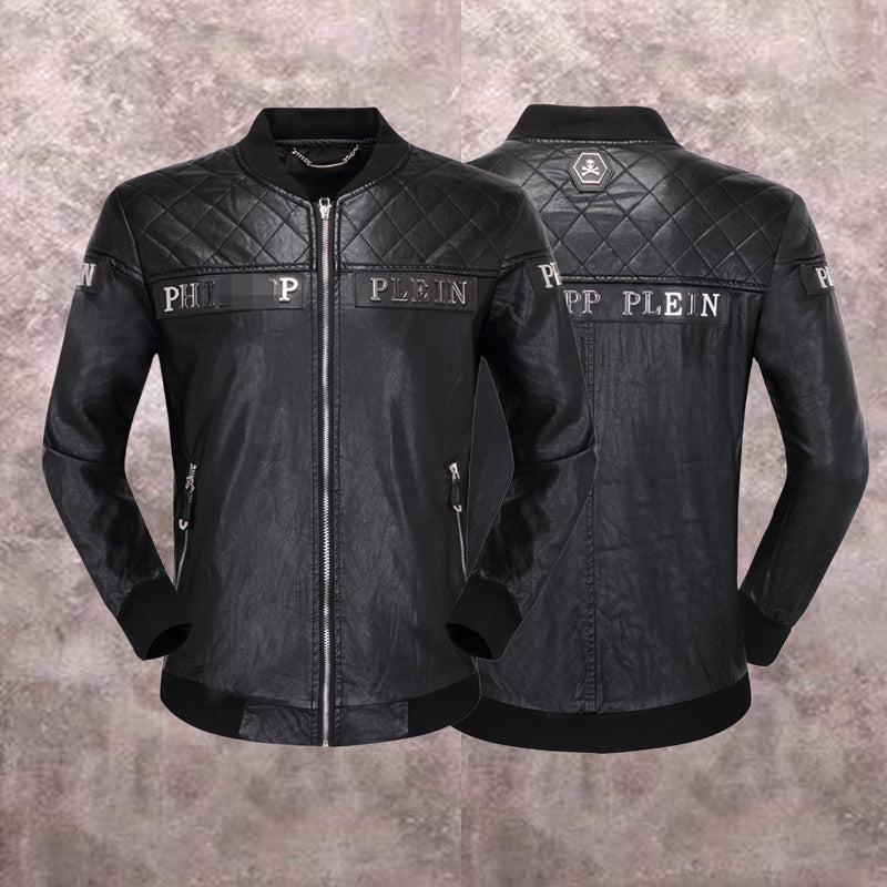 SOLA-PP Padded leather jacket