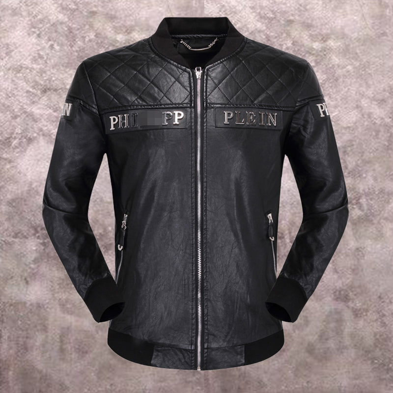 SOLA-PP Padded leather jacket