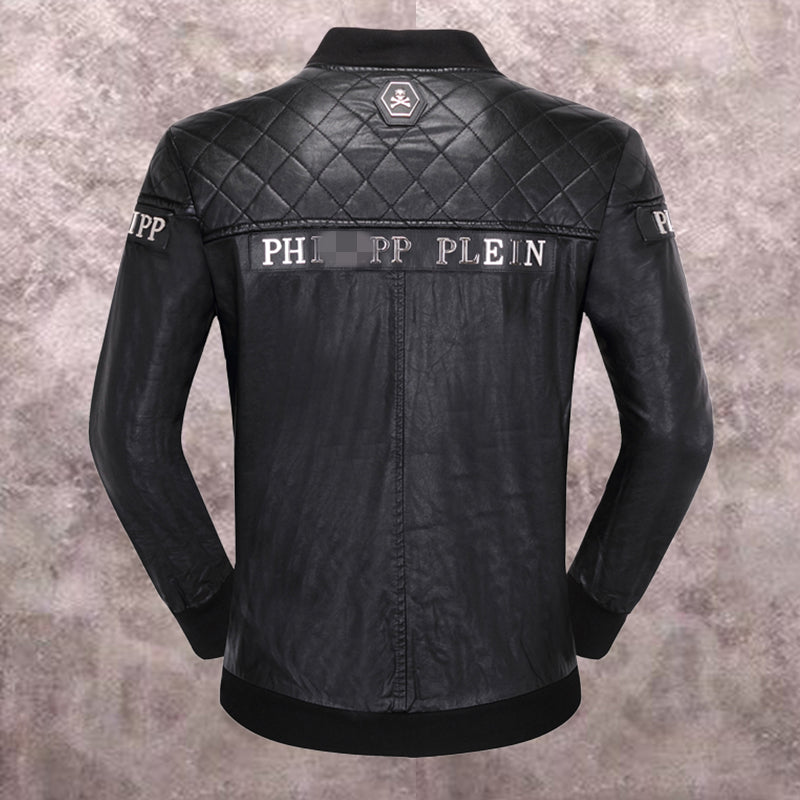SOLA-PP Padded leather jacket
