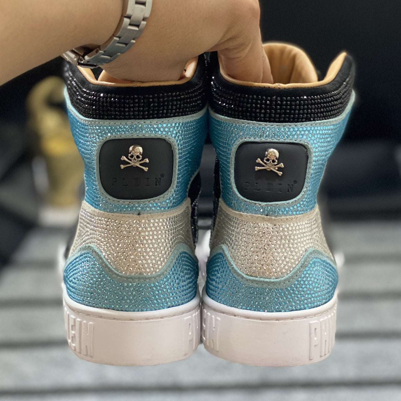 SOLA-PP High Top Leather shoes