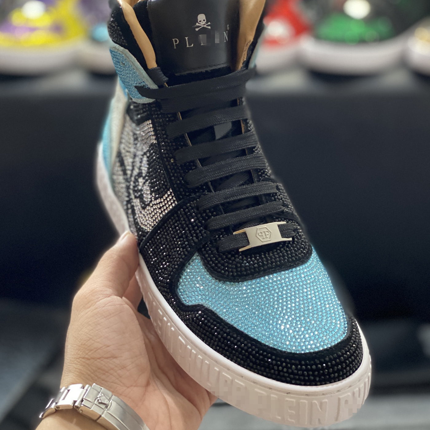 SOLA-PP High Top Leather shoes