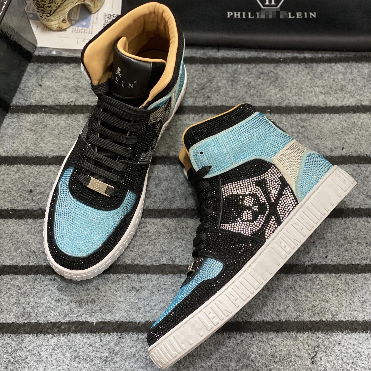 SOLA-PP High Top Leather shoes