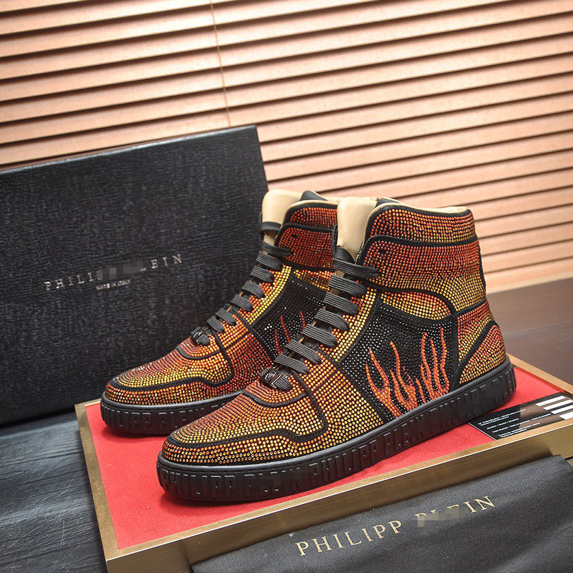 SOLA-PP High Top Leather shoes
