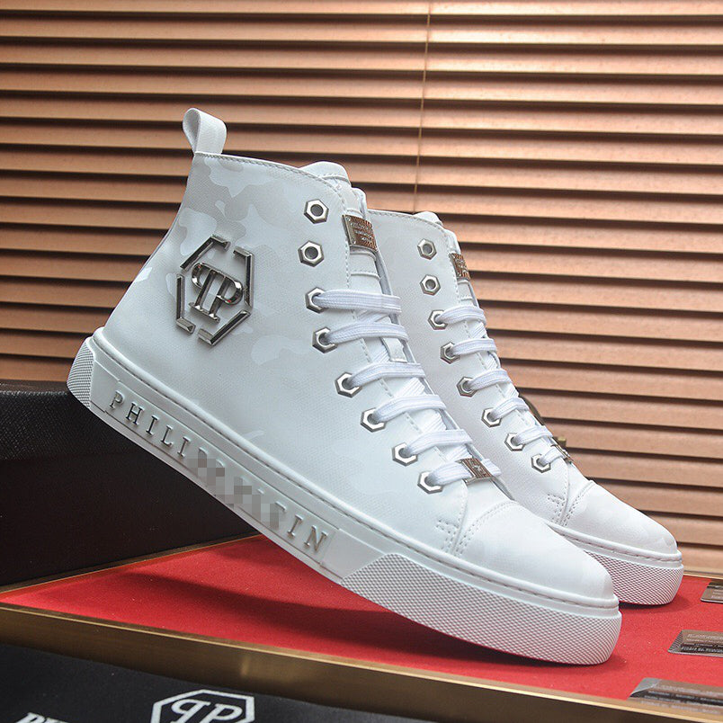 SOLA-PP High Top Leather shoes