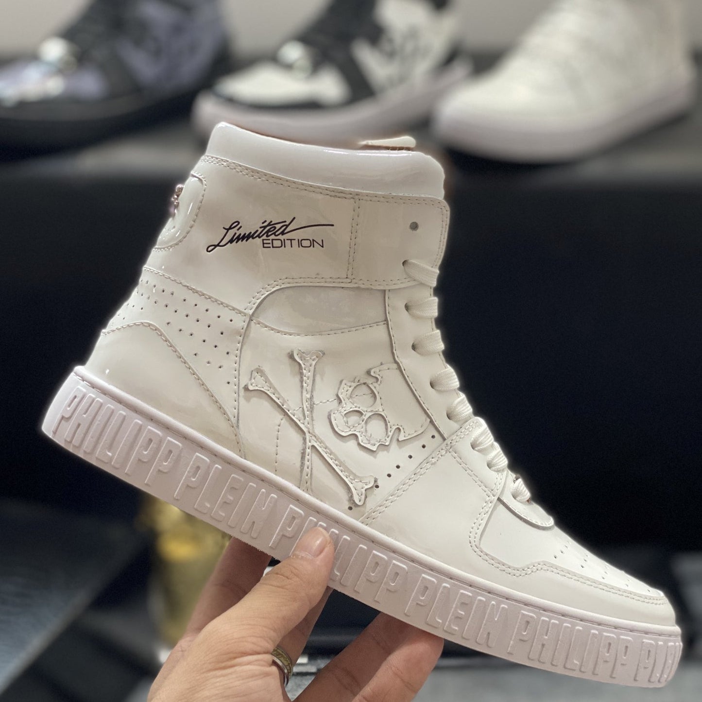 SOLA-PP High Top Leather shoes