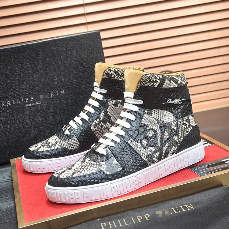 SOLA-PP High Top Leather shoes