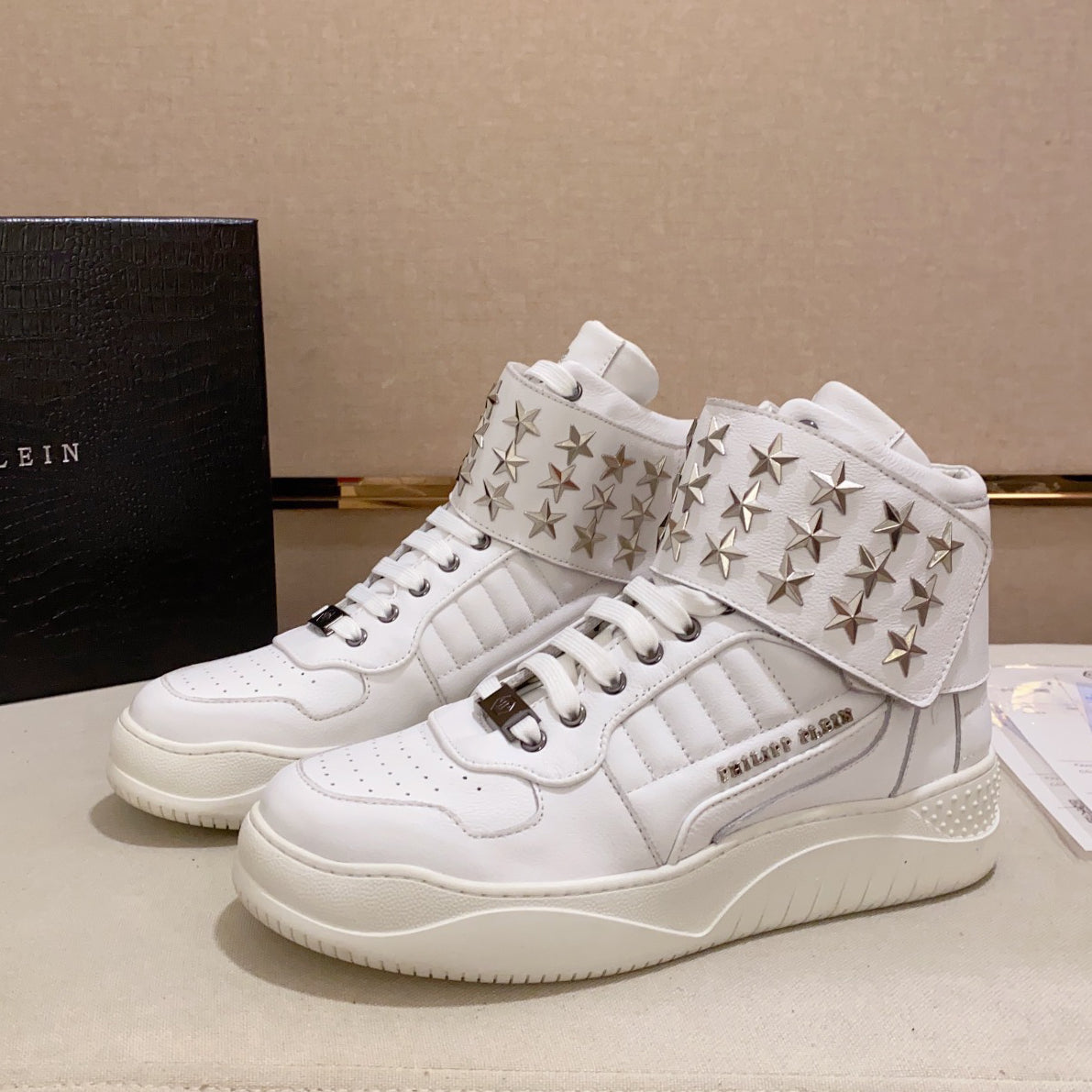 SOLA-PP High Top Leather shoes