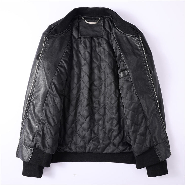 SOLA-PP Padded leather jacket