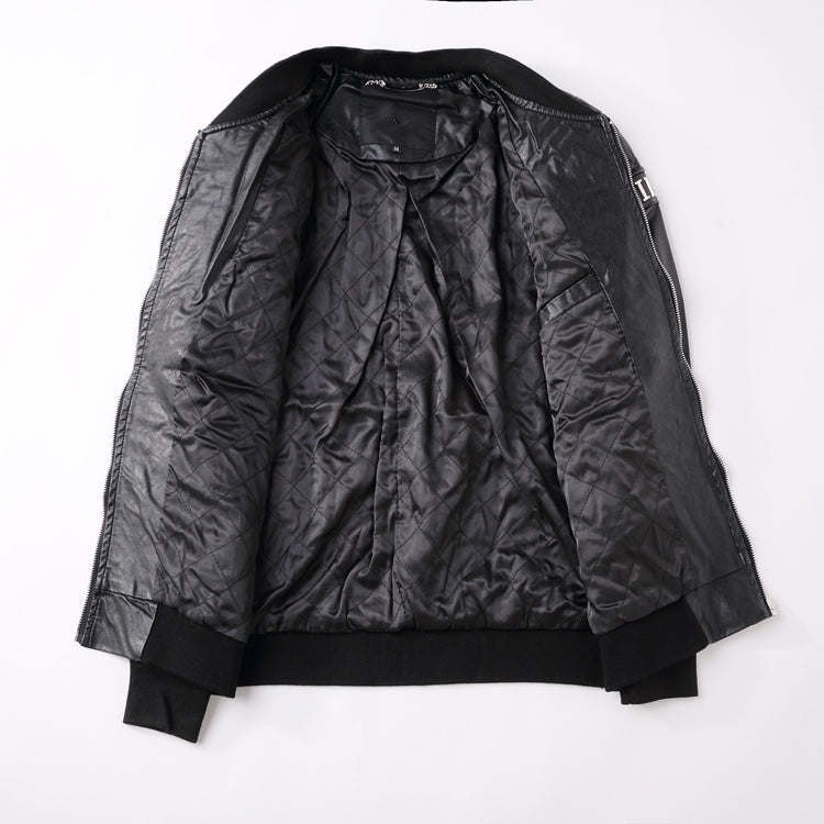 SOLA-PP Padded leather jacket
