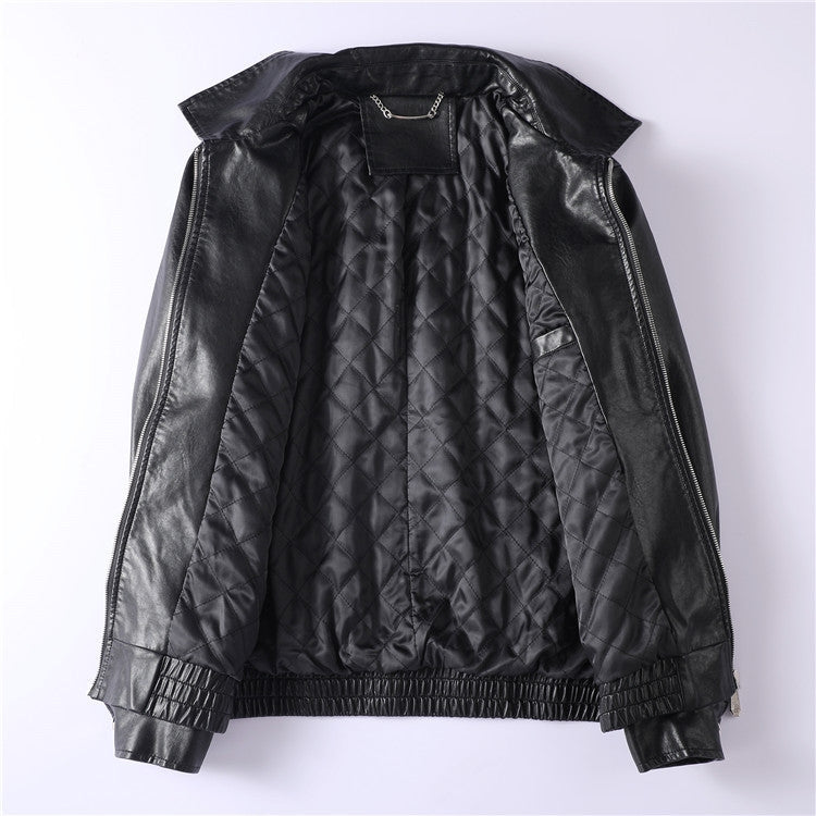 SOLA-PP Padded leather jacket