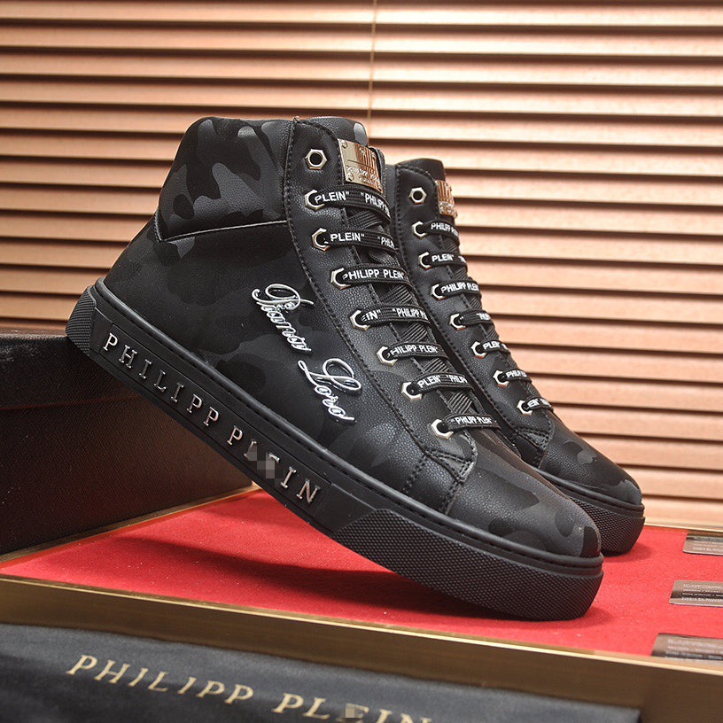SOLA-PP High Top Leather shoes