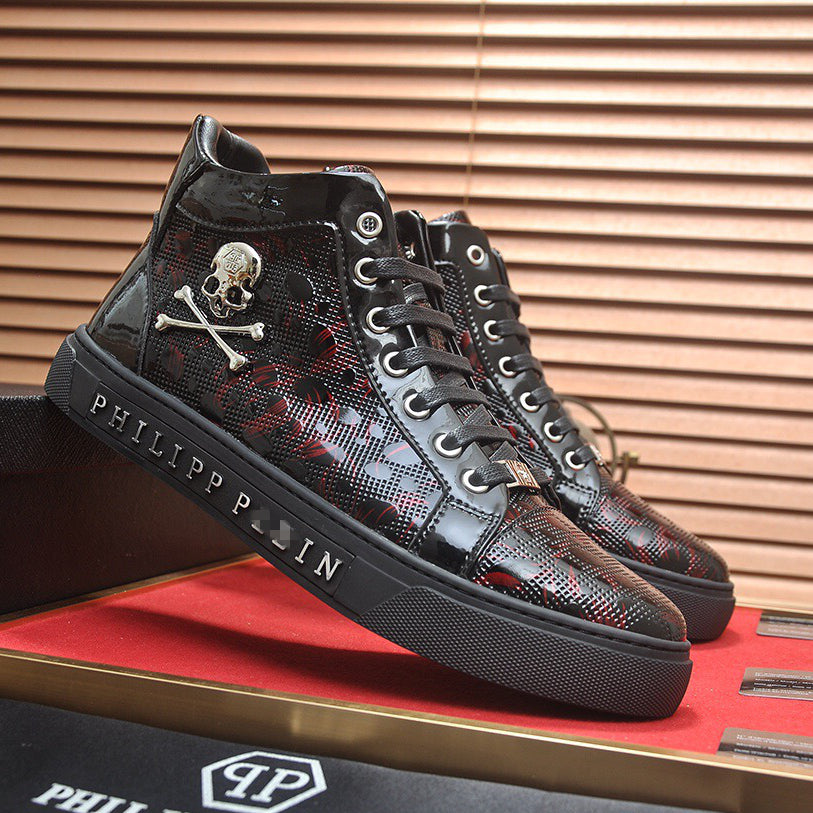 SOLA-PP High Top Leather shoes