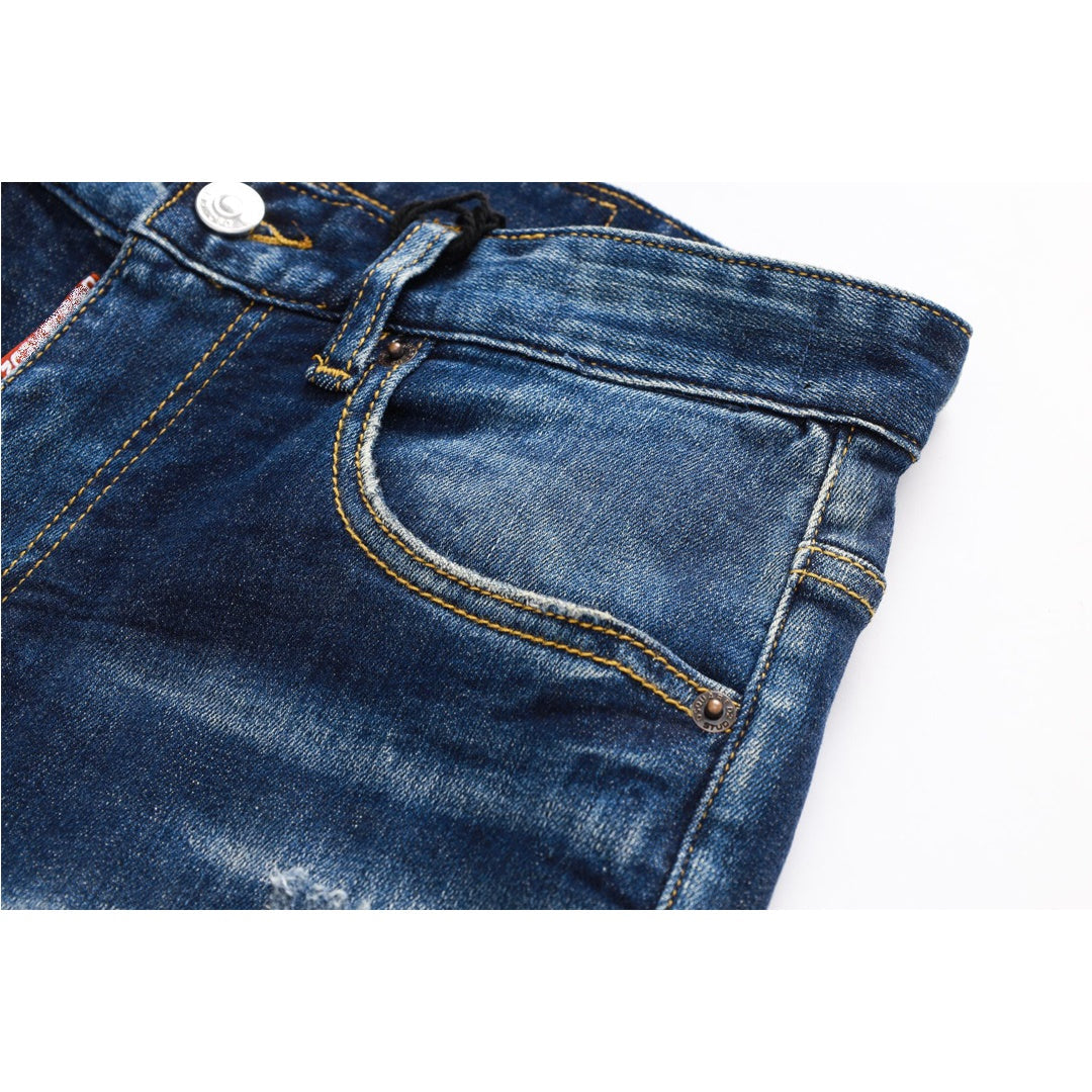 SOLA-Fashion Holes Jeans