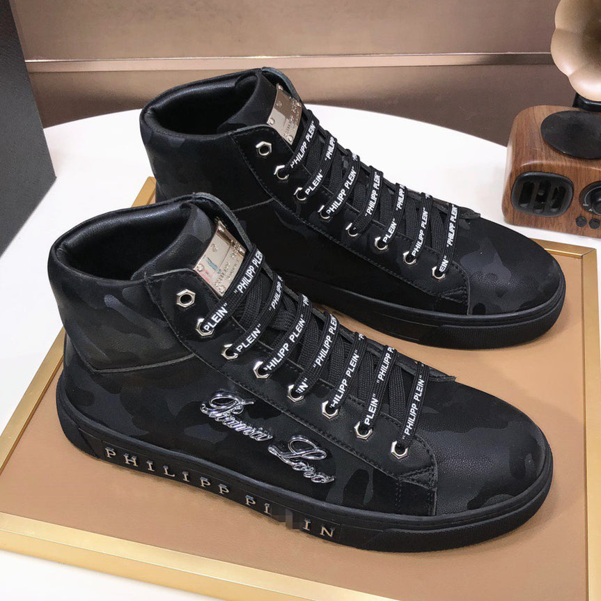SOLA-PP High Top Leather shoes