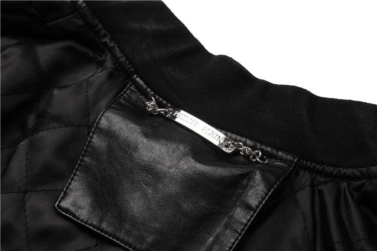 SOLA-PP Padded leather jacket