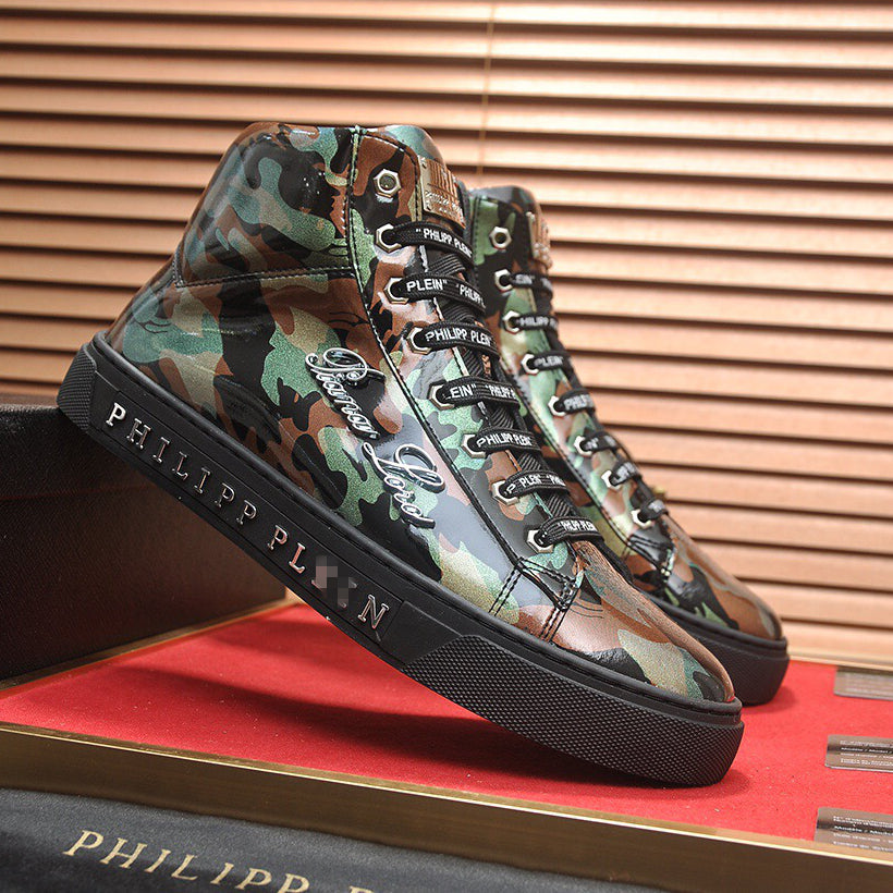 SOLA-PP High Top Leather shoes