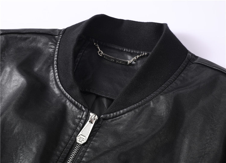 SOLA-PP Padded leather jacket