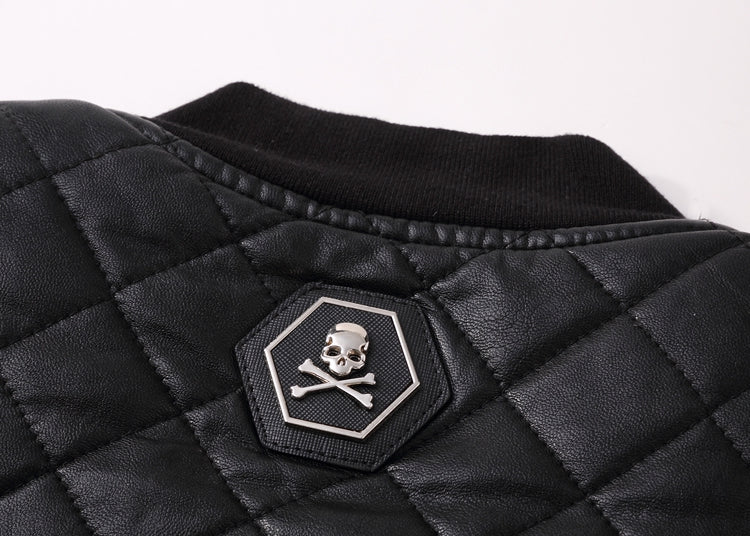 SOLA-PP Padded leather jacket