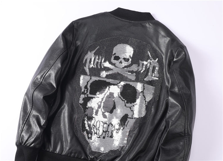 SOLA-PP Padded leather jacket