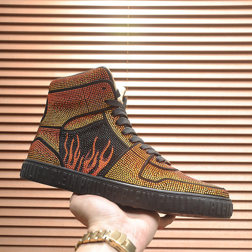 SOLA-PP High Top Leather shoes
