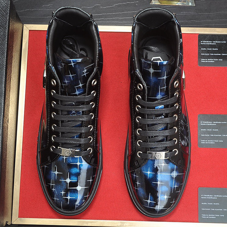 SOLA-PP High Top Leather shoes