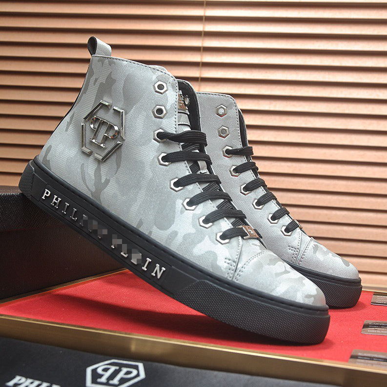 SOLA-PP High Top Leather shoes
