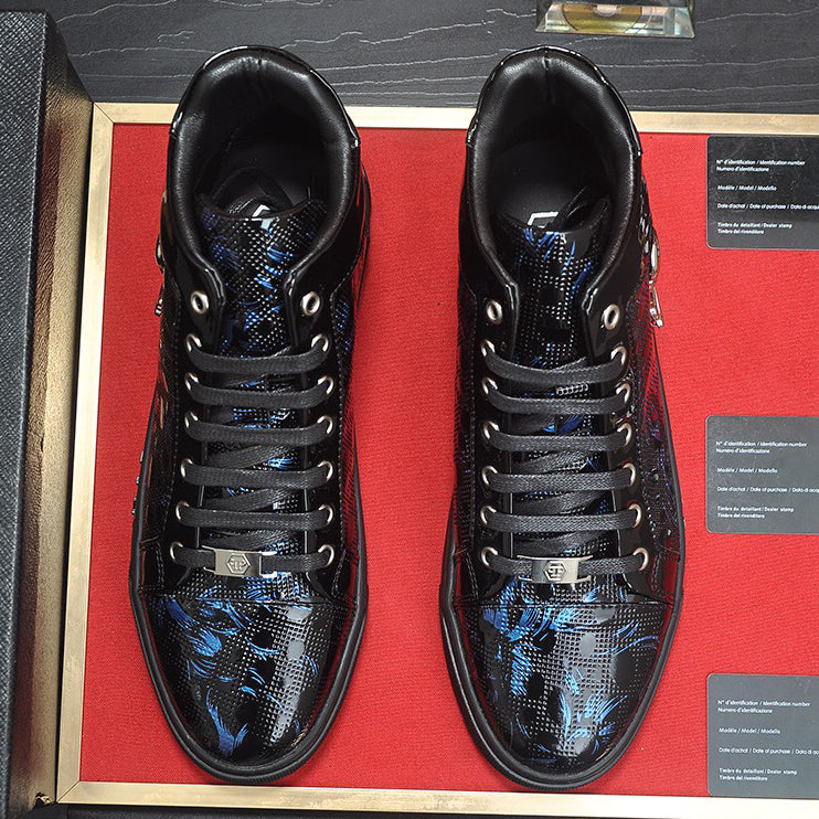 SOLA-PP High Top Leather shoes