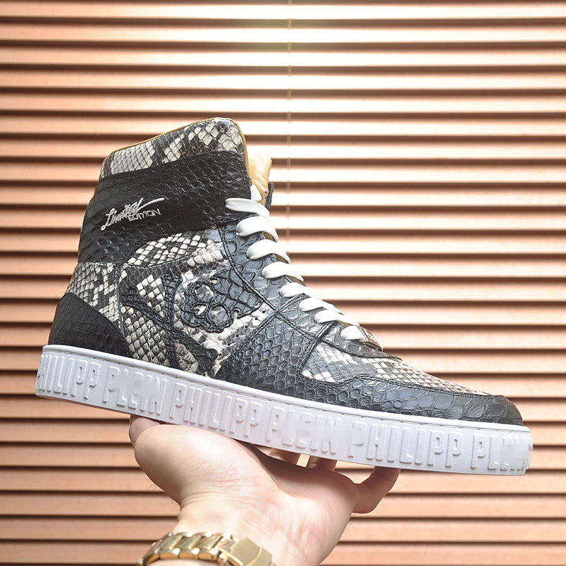 SOLA-PP High Top Leather shoes